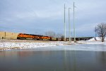 BNSF ET44ACH Duo at Horizons Industrial Park